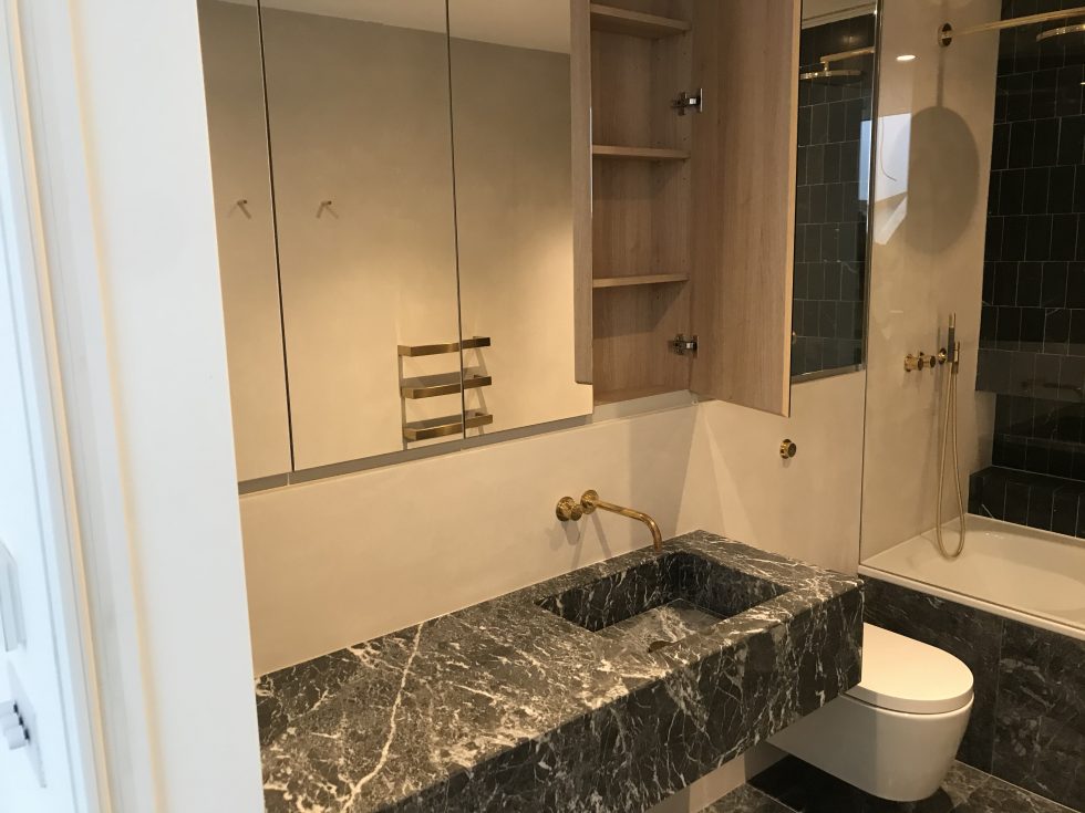 Bespoke Bathroom furniture drawers & Shelves- Bespoke way